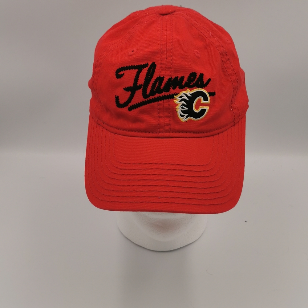 Calgary Flames Adidas adjustable hat
